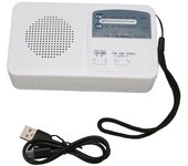 Radio de manivela solar multifunción portátil recargable de emergencia con linterna LED para verde