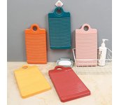Tabla de lavar calcetines manos libres para uso doméstico, minilavabo para calcetines, tabla de lavar ropa interior, tabla de lavar, tabla de lavar ropa amarillo