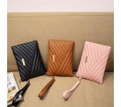 Bolso de mano de cuero elegante para mujer, bolso de mano tipo sobre, cartera de mano, monedero pequeño, mochila de viaje, bolso de compras, accesorios