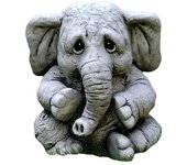 Moda resina artesanía realista portátil lindo Elephant