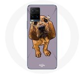 Coque pour Vivo Y21s 2021 / Y21 2021 Beagle Race de chiens dessin Animé