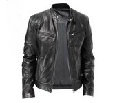 Chaquetas de cuero de moda para hombres, nuevas chaquetas de cuero PU para hombres, chaquetas de motocicleta para hombres, chaquetas de cuero para hombres S