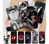Funda negra AD89 Naruto Itachi para Samsung Note 20 Lite S24 Ultra S23 S22 A05 A06 A11 A71 A15 A16 A13 A24 A25 A33 A52 A53 M55 M35 Samsung S21 Ultra abismo