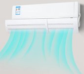 Deflector de aire acondicionado retráctil, desviador de aire de aire acondicionado Universal ajustable, deflector de parabrisas de ventilación de CA de soplado antidirecto A