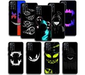 Funda con dientes de sonrisa de demonio Terror para Xiaomi Redmi Note 12 11t 11s 11 10 8 Pro 9 9s 9t 8t para Mi 10 8 9a 9c 10c 12c K40 For Redmi 9C