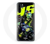 Coque pour Huawei P30 Valentino Rossi motoGP 46 Pilote de vitesse