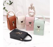 Bolso de moda para teléfono móvil, nuevo bolso de mujer, bolso de hombro para mujer, bolso bandolera de tejido liso para teléfono móvil blanco