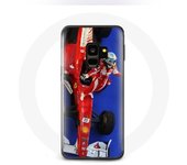Coque pour Samsung Galaxy S9 Plus Formule 1 Fernando Alonso Pilote automobile F1 Rouge