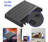 Soporte de consola para consola de juegos PS5 Slim, soporte de base para consola de juegos y estante de almacenamiento de discos para PS5 Slim, edición digital y edición de disco blanco