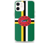 Coque Télephone Drapeau Dominique - iPhone 12 mini