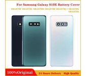 Reemplazo de cristal trasero para Samsung Galaxy S10e SM-G970 G9700, cubierta de puerta trasera de batería con pegatina de lente de marco de cámara CE battery cover