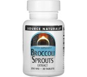 Source Naturals, Broccoli Sprout Extract, 500 mg, 30 Tablets (250 mg per tablet)