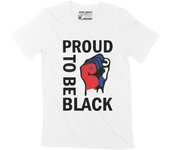 Camiseta ULTRABASIC para hombre Black Lives Matter Shirt Orgulloso de ser negro Ropa vintage XS blanco