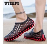 Sandalias con agujeros para hombre, verano 2020, transpirables, tendencia Ins, conducción, fondo suave, deportes, vadeo, playa, zapatos para hombre 45