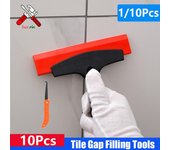1-10 piezas multifunción para rellenar huecos de baldosas, rascador, pala para lechada, para vidrio, nieve, película de coche, paleta para quitar hielo, herramienta de construcción