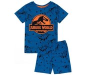 Jurassic World Conjunto de pijama corto con estampado integral para niños 3-4 Years azul