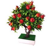 Árbol Artificial en maceta, planta frutal, bonsái, escenario, jardín, decoración del banquete de boda, adorno de Navidad, 1 ud.