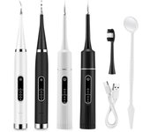 Cepillo de dientes eléctrico de frecuencia blanqueadora, limpiador dental sónico, raspador dental, cepillo de dientes, eliminador de placa y sarro, kit para eliminar piedras.