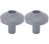 2 piezas 11070 12364 Boquilla de entrada de piscina Chorros de agua para piscina sobre el suelo Conector de filtro de repuesto para