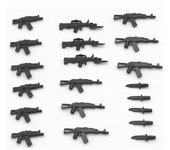 20 piezas arma SWAT Specia Force Mini figura Kit de bloques de construcción juegos de ladrillos modelo de brazos juguetes para niños compatibles con Lego