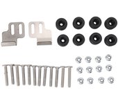 Fijaciones Laterales para Maletas de Motocicleta Metal Fijación Segura Fijaciones de Montaje para Maleta Trasera