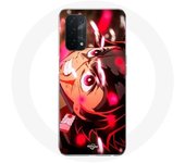 Coque pour Oppo A54 5G Tanjiro Demon Slayer Kimetsu no Yaiba en colère