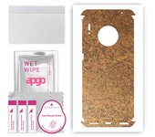 apgo Protective Skin Sticker for the back+sides compatible with Huawei Mate 30 Pro, Full Wrap Film, Foil, Vinyl - Pattern Rusty Copper