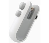 Mini máquina selladora portátil para cocina, hogar, cortadora y selladora de alimentos, inalámbrica, para aperitivos. blanco