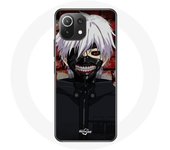 Coque pour Xiaomi Mi 11 Lite Tokyo Ghoul Kaneki Ken Masque Japonais Anime