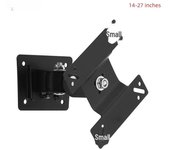 Soporte giratorio para monitor LCD de 19 a 27 pulgadas, ajuste horizontal y vertical de 360 grados, modelo F03 F03-14-27 inch plastic shaft
