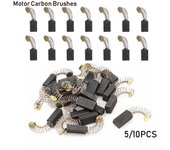 Herramientas manuales Motores Repuestos Escobillas de carbón genéricas Reemplazo de amoladora eléctrica Mini taladro 5pcs