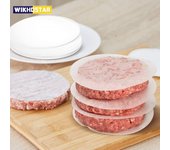 50/100 Uds. Papel secante redondo para aceite de hamburguesa, horno, parrilla de barbacoa, hoja absorbente de papel, papel para hamburguesa, herramientas de cocina 50pcs
