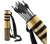 Tiro con arco Flecha Aljaba Espalda Cadera Doble uso Gran capacidad Correa ajustable Tela Oxford Caza al aire libre Arco recurvo Objetivo Práctica Flecha Bolsa de almacenamiento caqui