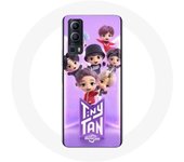 Coque pour Vivo Y72 BTS TinyTAN Animation Affiche RM Jin Suga J-Hope Jimin Jungkook Et V
