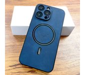 Funda de piel sintética de lujo con diseño de ciervo para iPhone 15, 14, 13, 12, 11 Pro Max, 15Pro, 14Pro, 13Pro, ProMax, con carga inalámbrica Magsafe y cubierta completa For iPhone 14 Pro