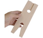 Juego de abrazaderas de pasador de banco con ranura en V para banco de trabajo, herramienta de abrazadera de joyería de madera