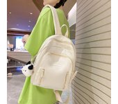 Mochila escolar para estudiantes de secundaria, mochila de viaje de gran capacidad, mochila para estudiantes negro