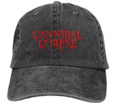 Cannibal Corpse Death Metal Band Gorras de béisbol para mujeres unisex Sombrero de mezclilla desgastado Snapback Todas las estaciones Gorra suave no estructurada One Size
