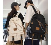 Mochila grande de moda para hombre, mochila impermeable de nailon para adolescentes, mochila escolar Kawaii para mujer, mochila de viaje para amantes de la moda