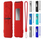 Funda protectora de silicona para control remoto de TV suave para Samsung BN59-01432 1436 TM2360 Luminous Blue