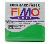Plastilina para modelar y hornear Fimo Soft - Marca FIMO - Color verde tropical - 56 g