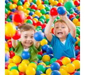 Pelota de plástico suave ecológica de colores para piscina, divertida pelota para nadar para bebés y niños, pelotas gruesas, carpas para jugar al aire libre, juguetes para niños