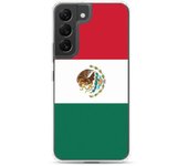 Coque Téléphone - Samsung - Galaxy S24 - Drapeau Mexique - Souple - Multicolore