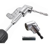 Adaptador de llave angular de 105 grados, accesorio universal de taladro angular de fácil instalación, punta de destornillador multifunción. B