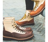 2024 2024 Botas altas de cuero genuino para hombre Zapatos de cuero 2024 Botines de moto para hombre Zapatos de hombre Botas de vaquero con cordones de invierno 39 marrón oscuro