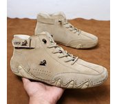 Zapatillas de deporte informales de cuero para hombre, zapatos de moto, impermeables, de alta calidad, mocasines de vestir de lujo, calzado, novedad de 2023 38 negro