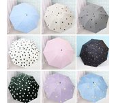 Sombrilla plegable protección ultravioleta sombrilla moda lluvia paraguas al aire libre Style 9