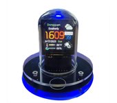 Reloj con estación meteorológica WIFI repleto de funciones con carga de animaciones Función de álbum de fotos electrónico Decoración de escritorio