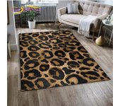 Alfombra con estampado de leopardo salvaje en 3D, alfombra para el hogar, sala de estar, dormitorio, sofá, felpudo, decoración de cocina, alfombra antideslizante para niños 40cm x 60cm