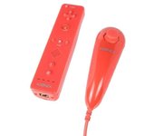 KONIX Duo pack Mando + Joystick Wii / Wii U Rojo